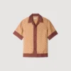 Micro cross motif shirt Micro cross motif shirt