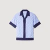 Micro cross motif shirt Micro cross motif shirt