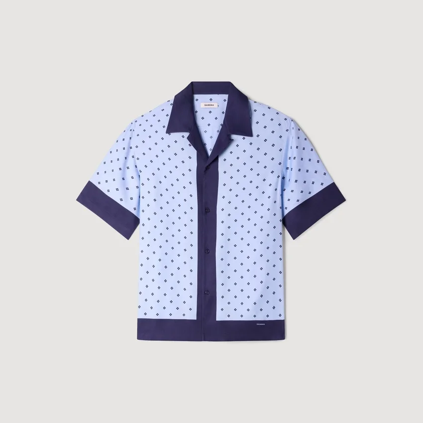 Micro cross motif shirt Micro cross motif shirt