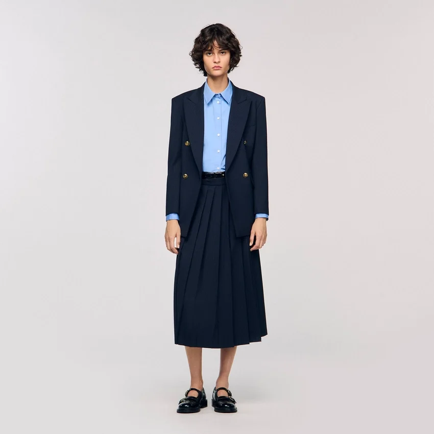 Midi pleated skirt Midi pleated skirt