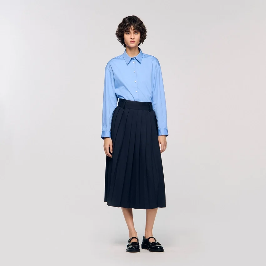Midi pleated skirt Midi pleated skirt