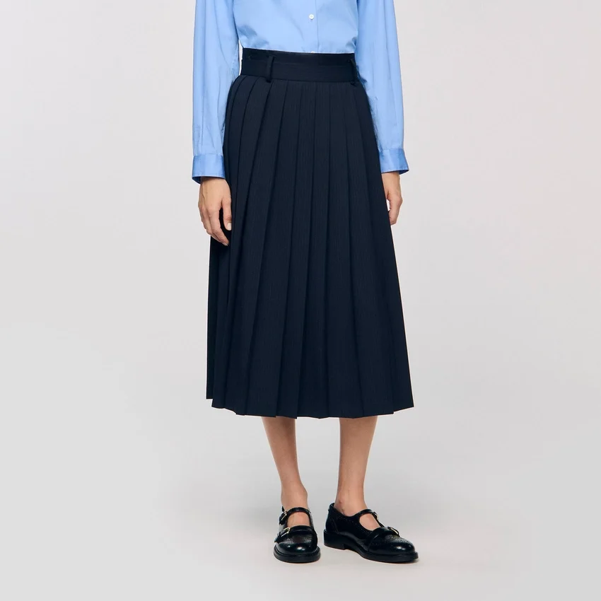 Midi pleated skirt Midi pleated skirt