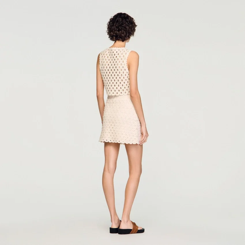 Mini beaded crochet skirt Mini beaded crochet skirt