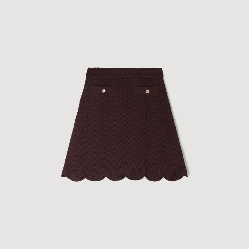 Mini decorative knit skirt Mini decorative knit skirt