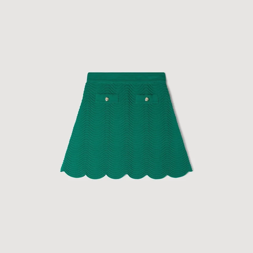 Mini decorative knit skirt Mini decorative knit skirt