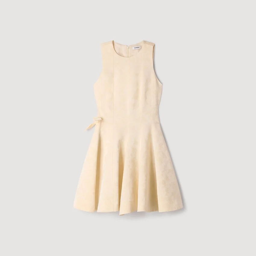 Mini floral jacquard dress Mini floral jacquard dress