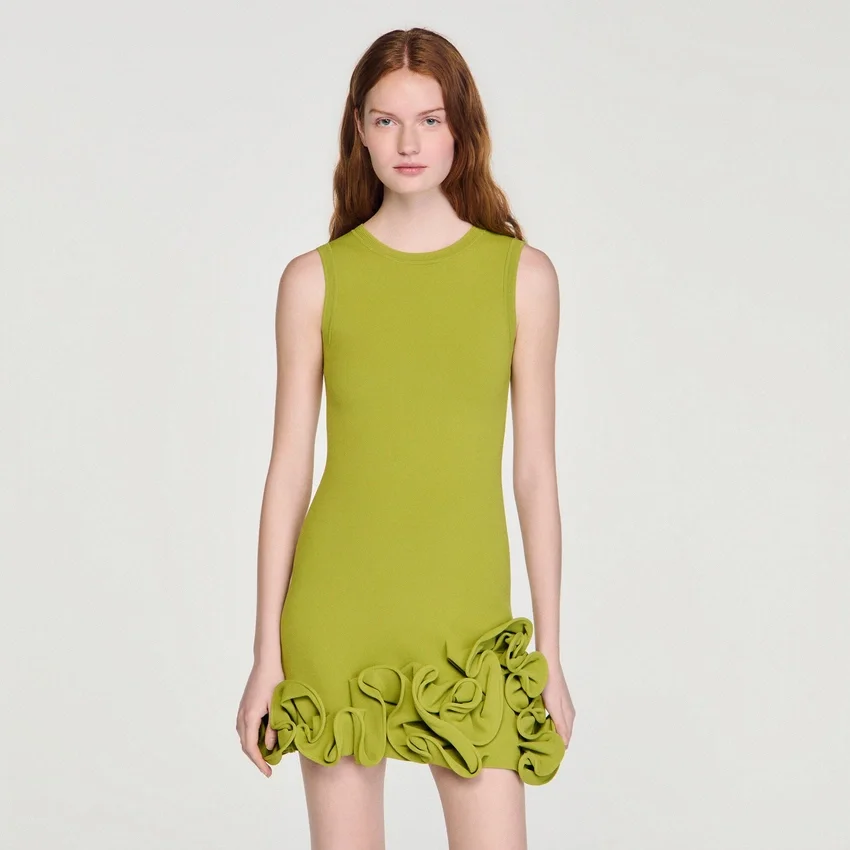 Mini floral knit dress Mini floral knit dress