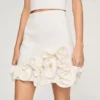 Mini floral knit skirt Mini floral knit skirt
