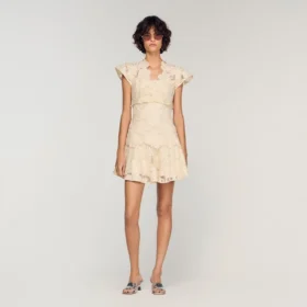 Mini guipure dress Mini guipure dress