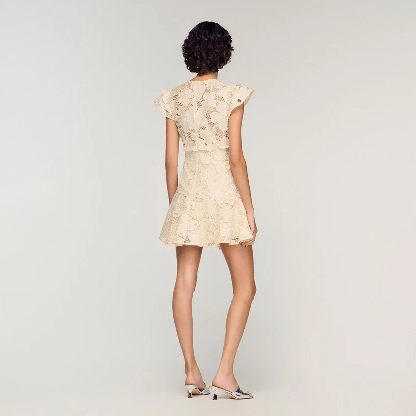 Mini guipure dress Mini guipure dress