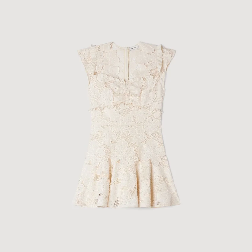 Mini guipure dress Mini guipure dress
