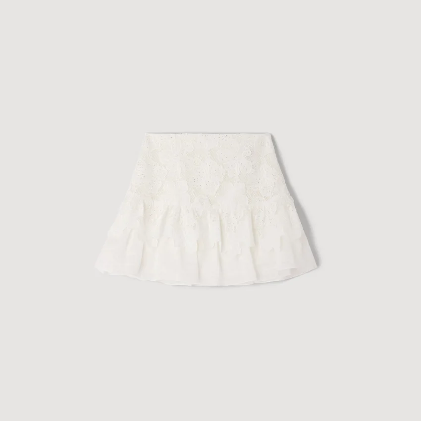 Mini guipure skirt Mini guipure skirt