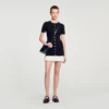 Mini knit dress with ruffle Mini knit dress with ruffle