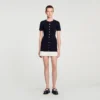 Mini knit dress with ruffle Mini knit dress with ruffle