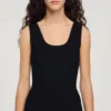 Mini knit dress with ruffle Mini knit dress with ruffle