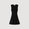 Mini knit dress with ruffles Mini knit dress with ruffles