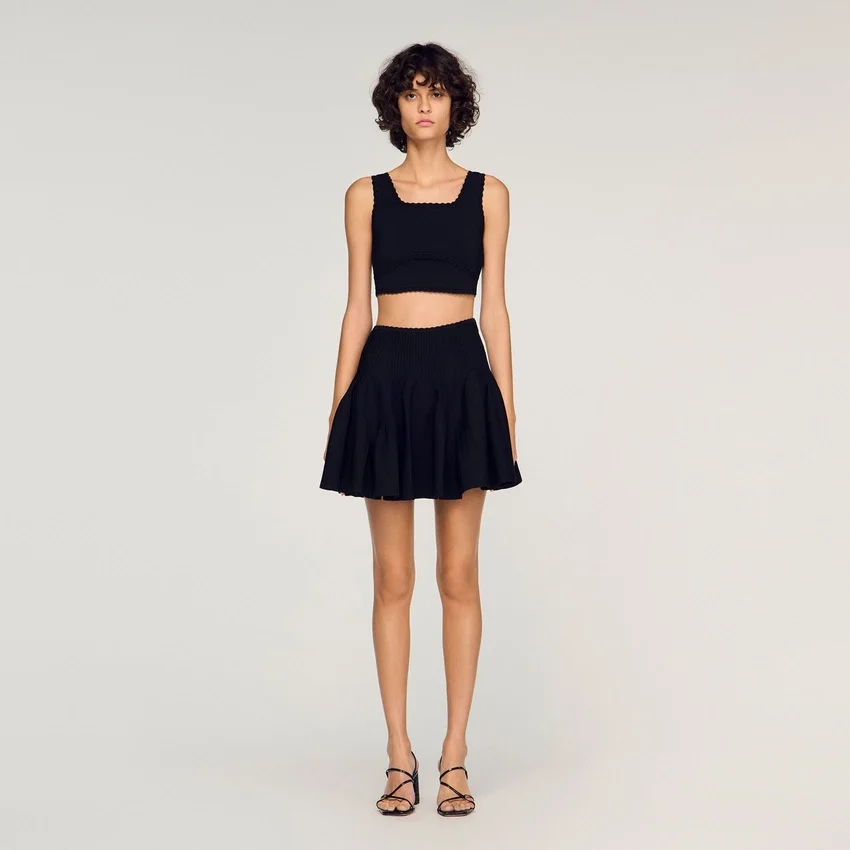 Mini knit godet skirt Mini knit godet skirt