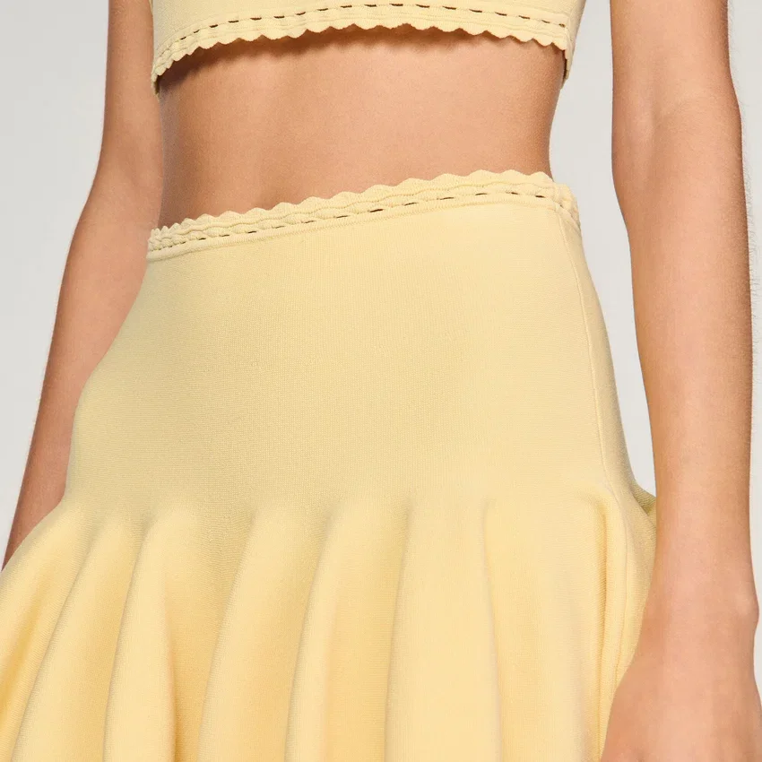 Mini knit skater skirt Mini knit skater skirt