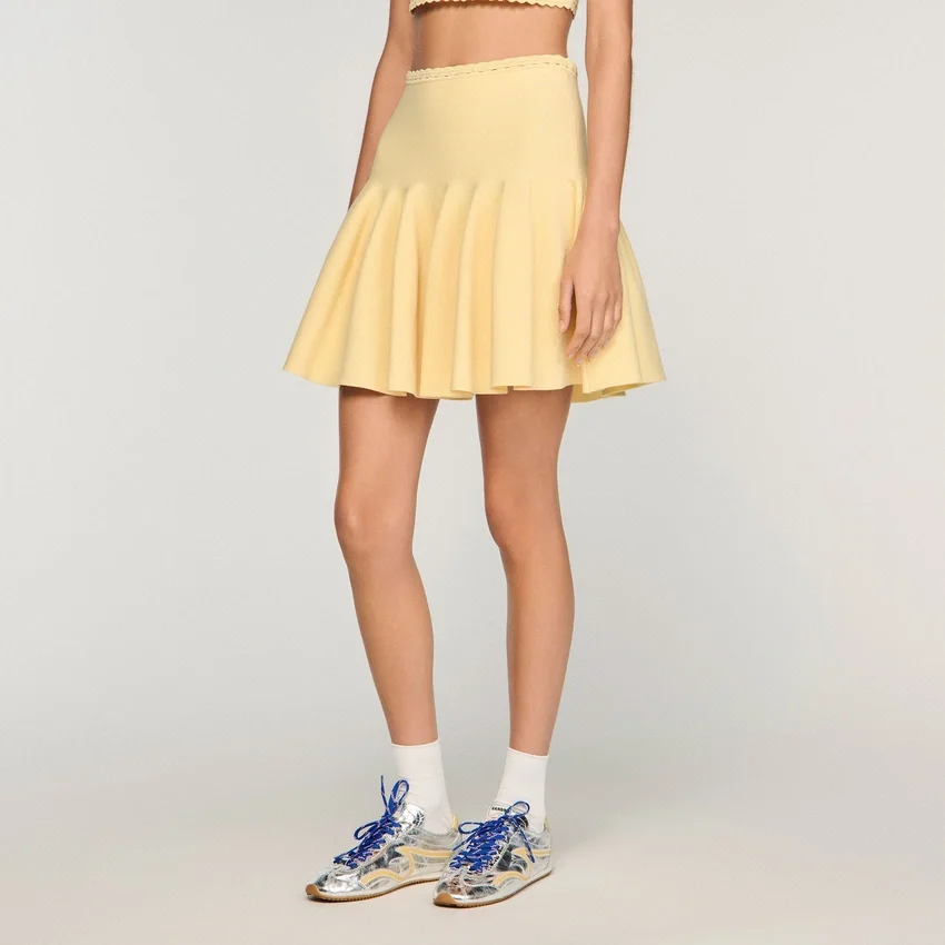 Mini knit skater skirt Mini knit skater skirt