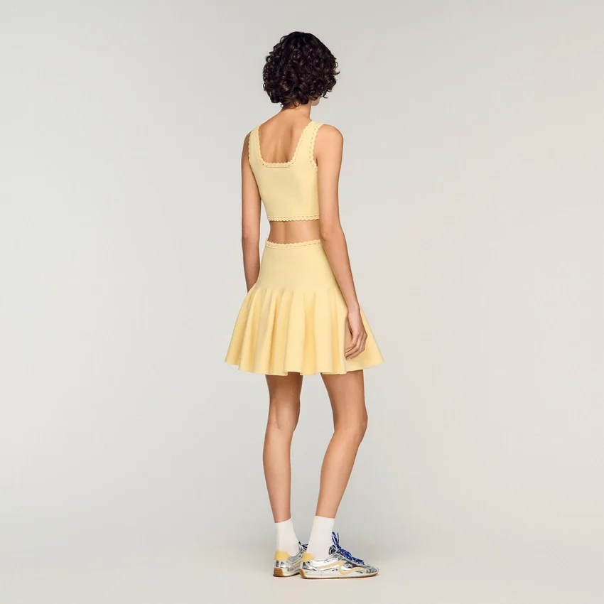 Mini knit skater skirt Mini knit skater skirt