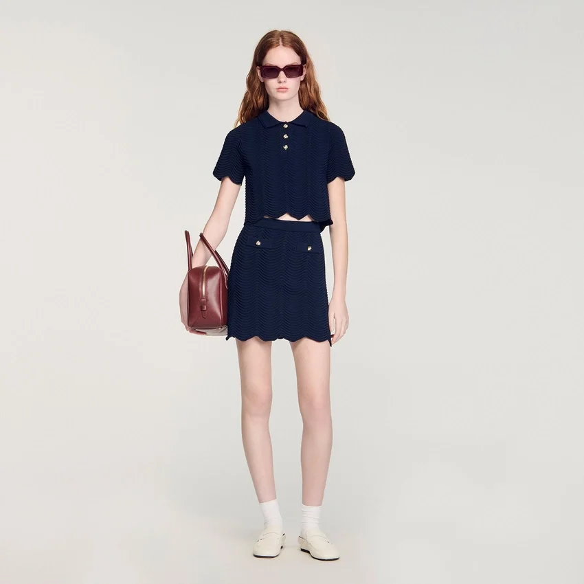 Mini knit skirt Mini knit skirt