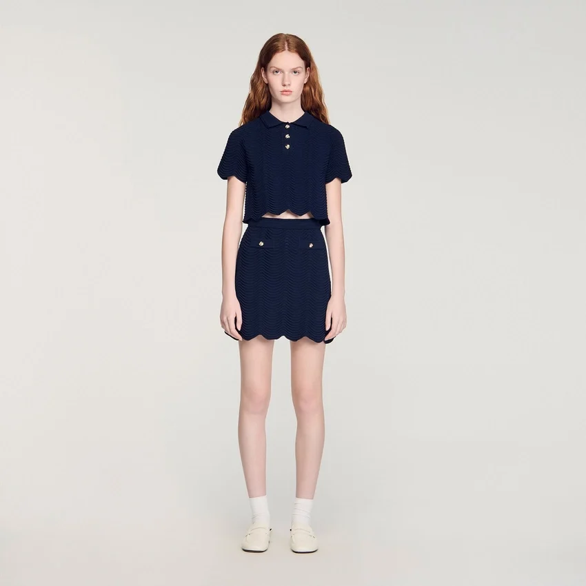 Mini knit skirt Mini knit skirt