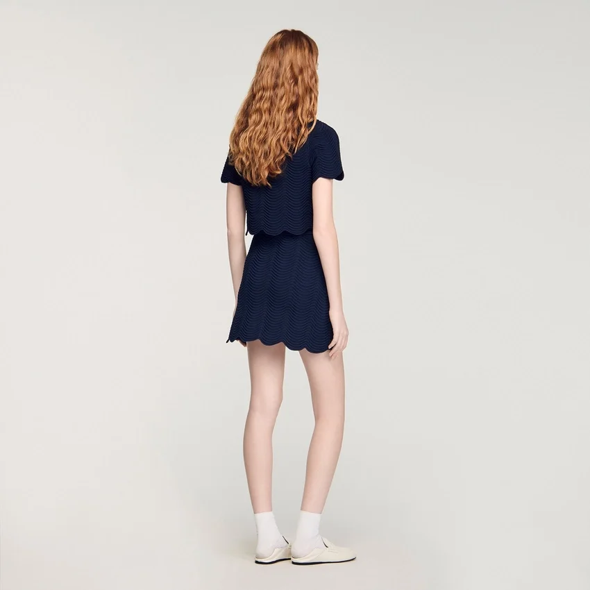 Mini knit skirt Mini knit skirt