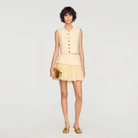 Mini pleated skirt