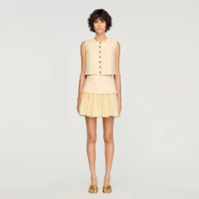 Mini pleated skirt