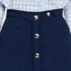 Mini ribbed skirt with press studs Mini ribbed skirt with press studs