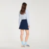 Mini ribbed skirt with press studs Mini ribbed skirt with press studs