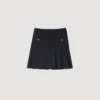 Mini striped pleated skirt Mini striped pleated skirt