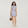 Mini striped ruffled skirt Mini striped ruffled skirt