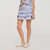 Mini striped ruffled skirt Mini striped ruffled skirt
