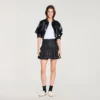 Mini striped sequin skirt Mini striped sequin skirt