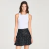 Mini striped sequin skirt Mini striped sequin skirt