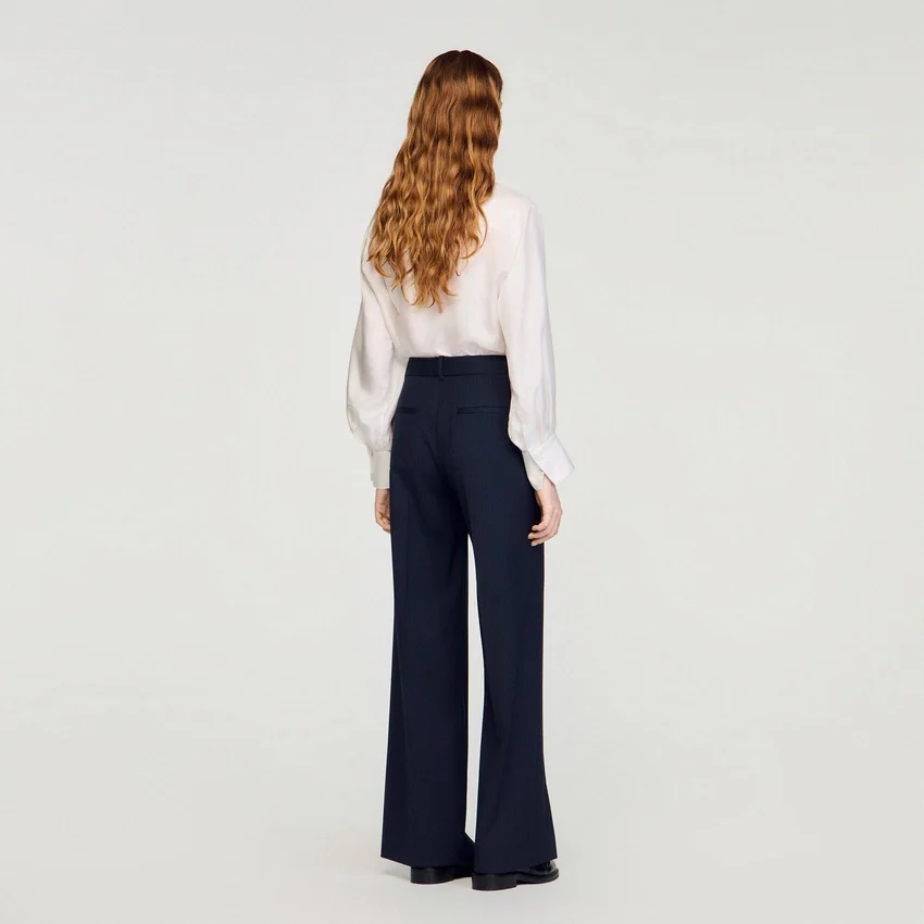 Minimal chalk-striped trousers Minimal chalk-striped trousers