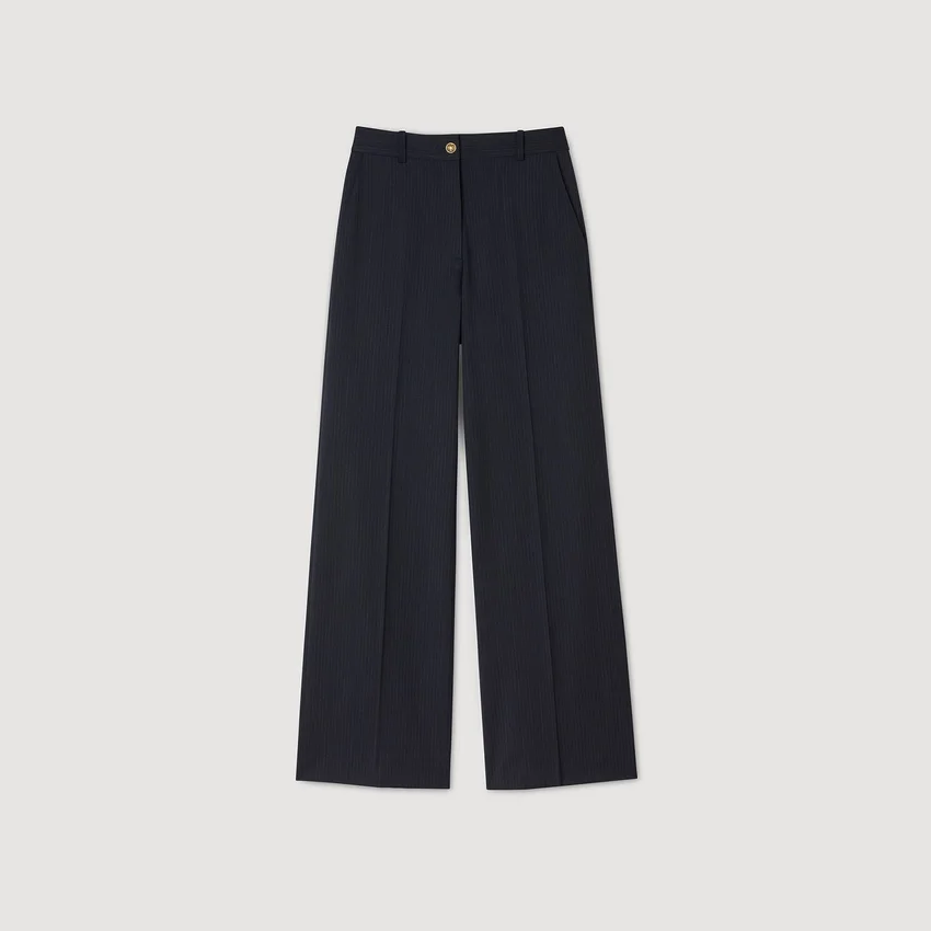 Minimal chalk-striped trousers Minimal chalk-striped trousers