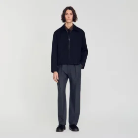 Minimalist zip-up jacket