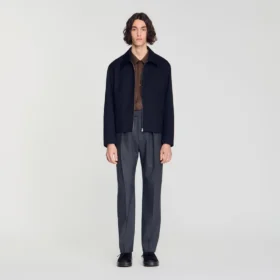 Minimalist zip-up jacket