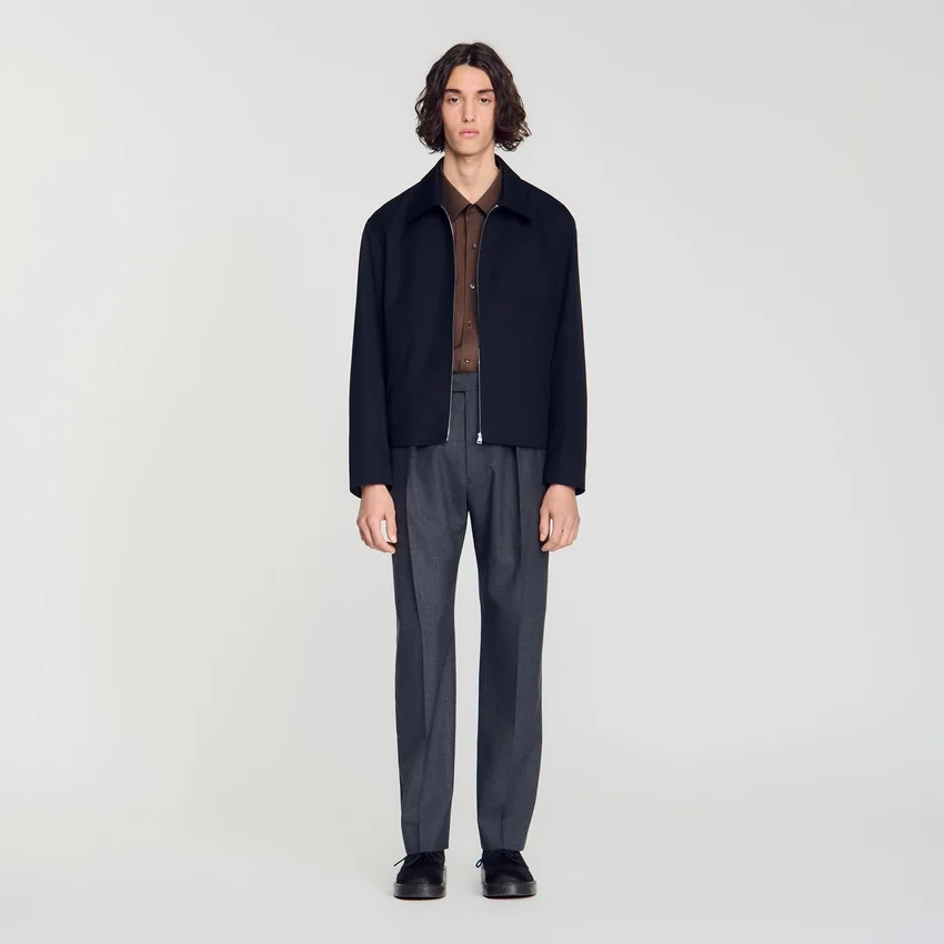Minimalist zip-up jacket Minimalist zip-up jacket