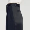Mixed-material satin trousers Mixed-material satin trousers