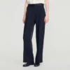 Mixed-material satin trousers Mixed-material satin trousers