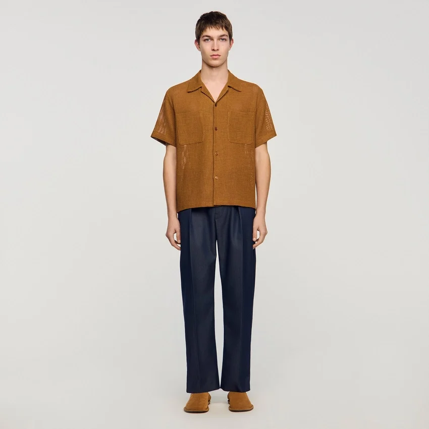 Openwork mesh shirt Openwork mesh shirt