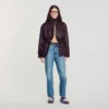 Oversized leather collar jacket Oversized leather collar jacket