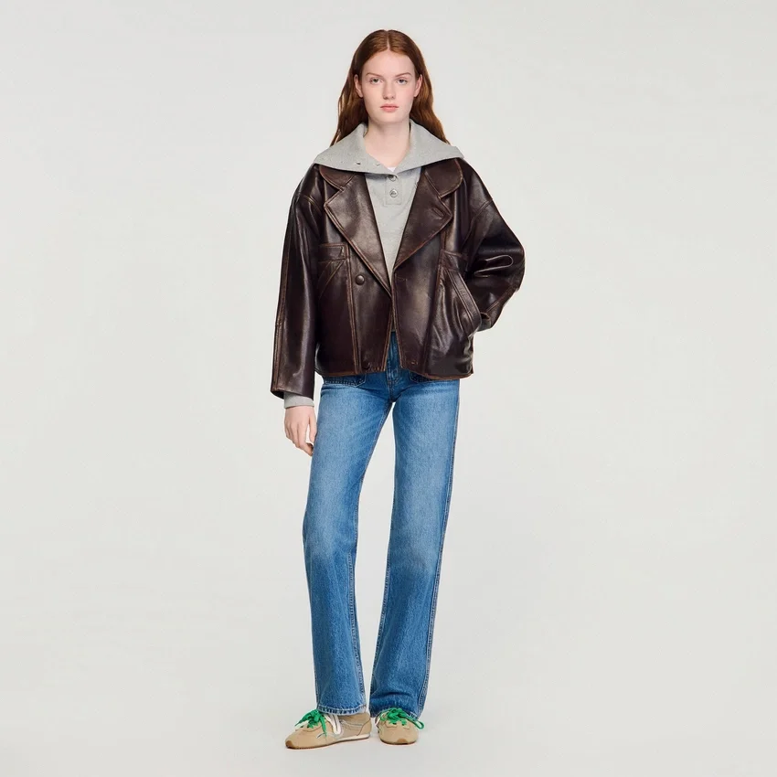 Oversized leather jacket Oversized leather jacket