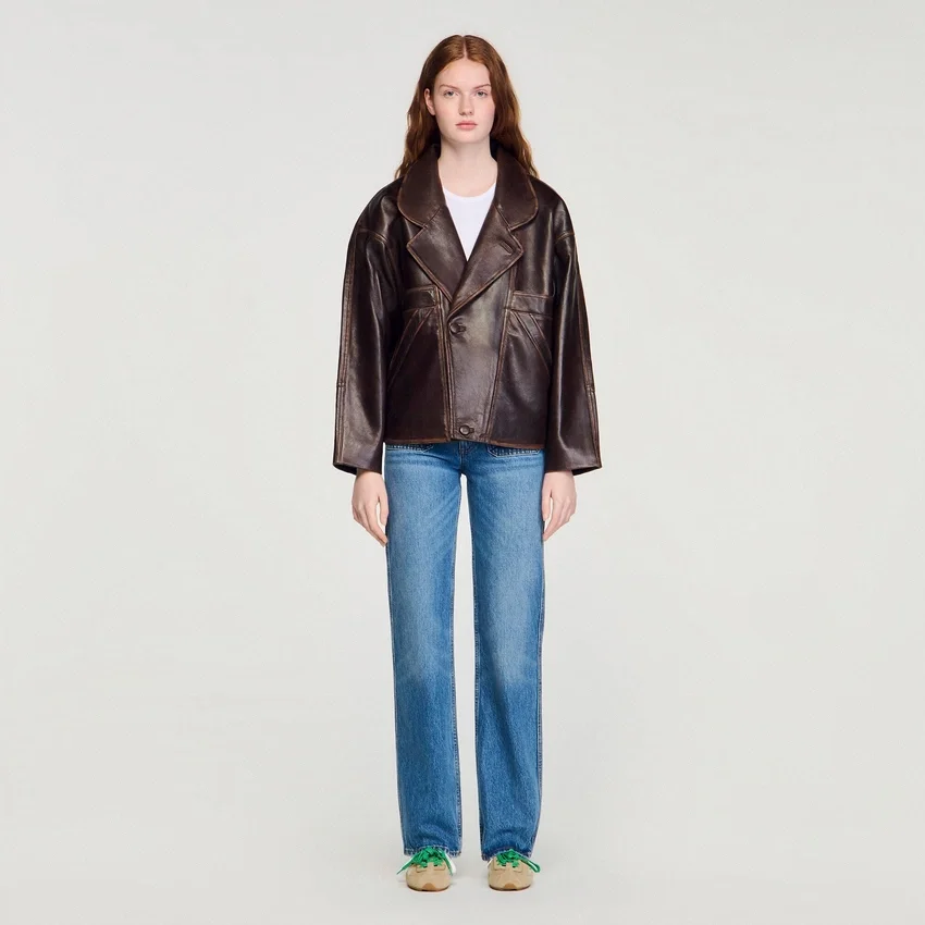 Oversized leather jacket Oversized leather jacket