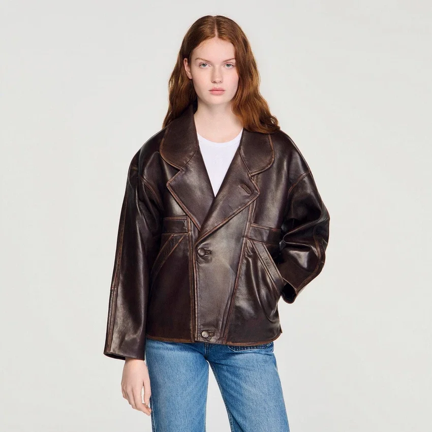 Oversized leather jacket Oversized leather jacket