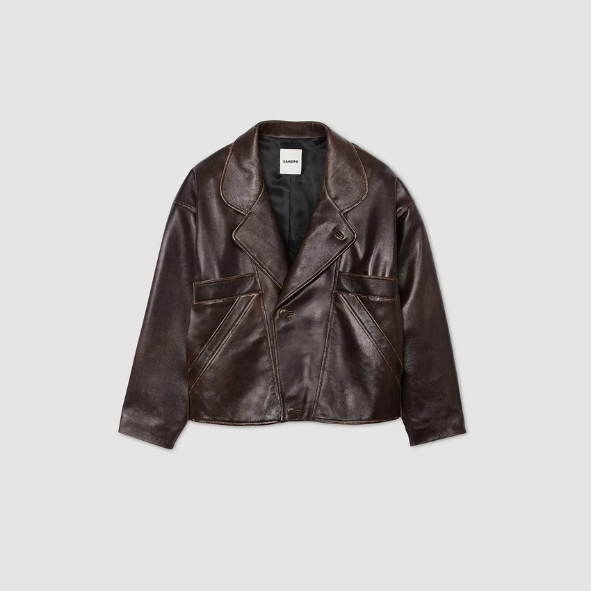 Oversized leather jacket Oversized leather jacket