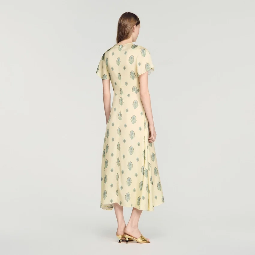 Paisley print midi dress Paisley print midi dress